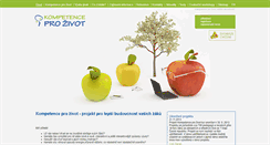 Desktop Screenshot of kompetenceprozivot.cz