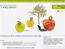 Tablet Screenshot of kompetenceprozivot.cz